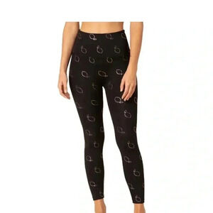 Beyond Yoga gold lemon and black leggings